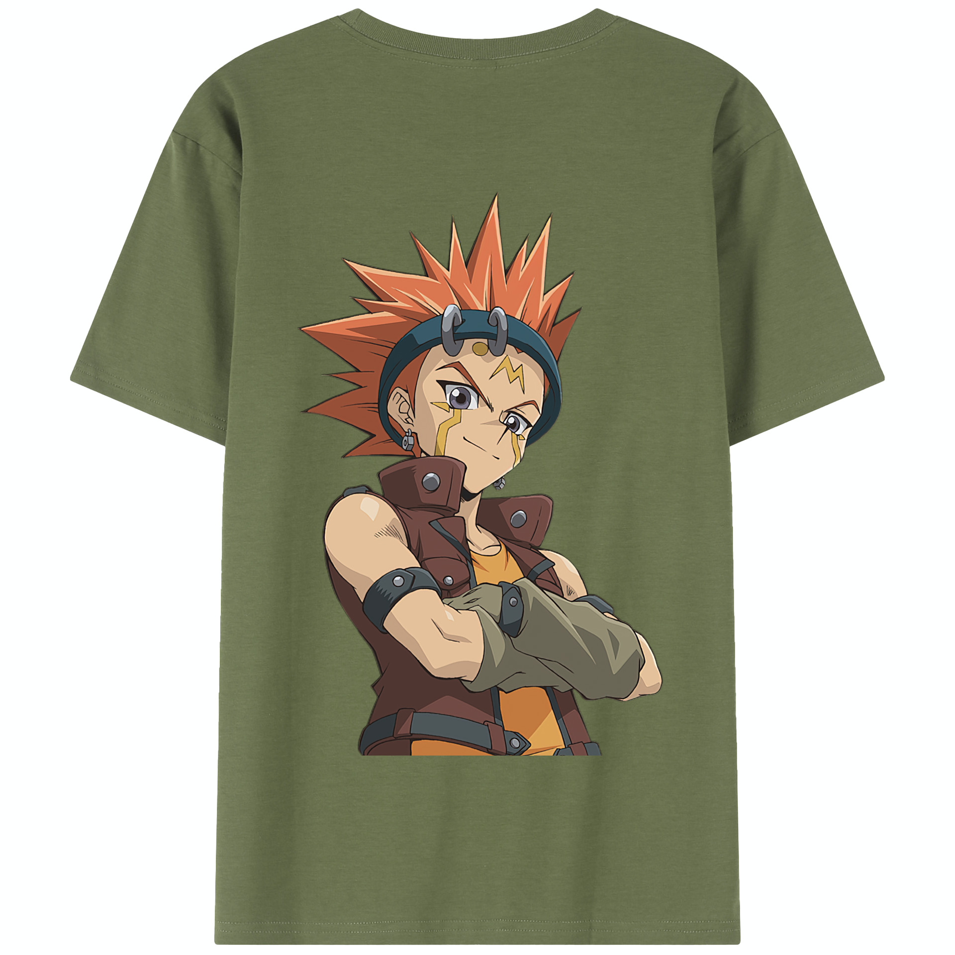 （画像用） 遊☆戯☆王 Yu-Gi-Oh! 綿100％半袖Tシャツ（背面プリント）